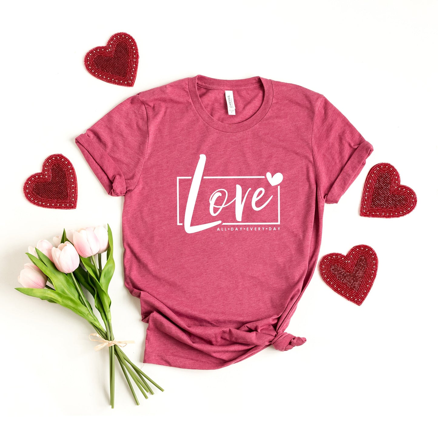Love All Day Everyday Box | Short Sleeve Graphic Tee