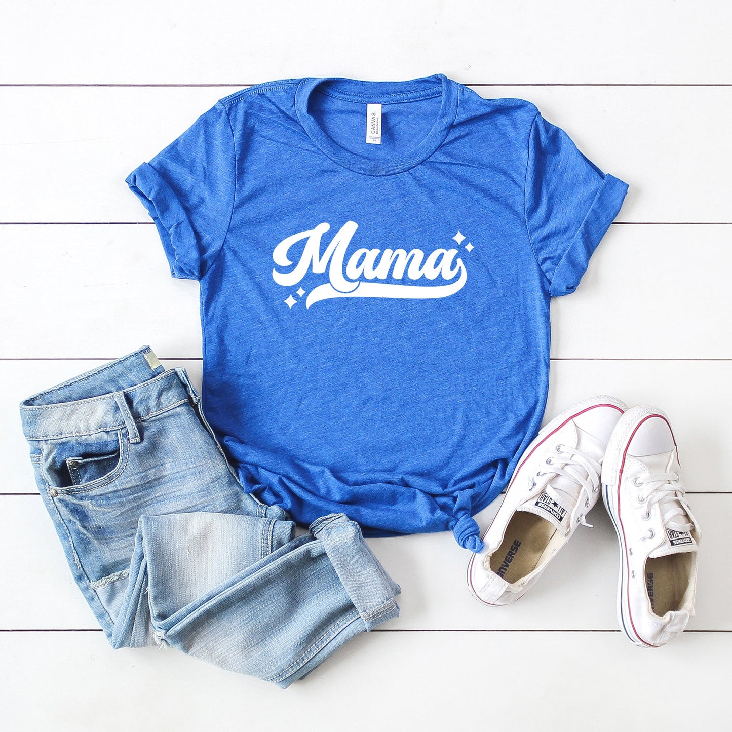 Mama Retro Script | Short Sleeve Graphic Tee