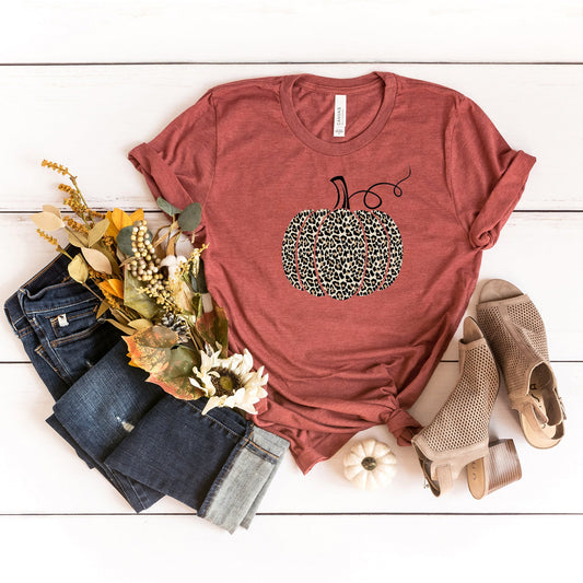 Leopard Pumpkin | Short Sleeve Graphic Tee