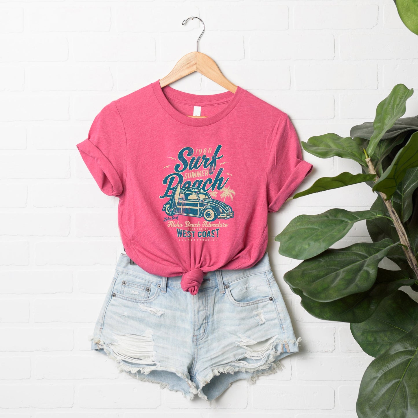Surf Summer Beach | Short Sleeve Graphic Tee