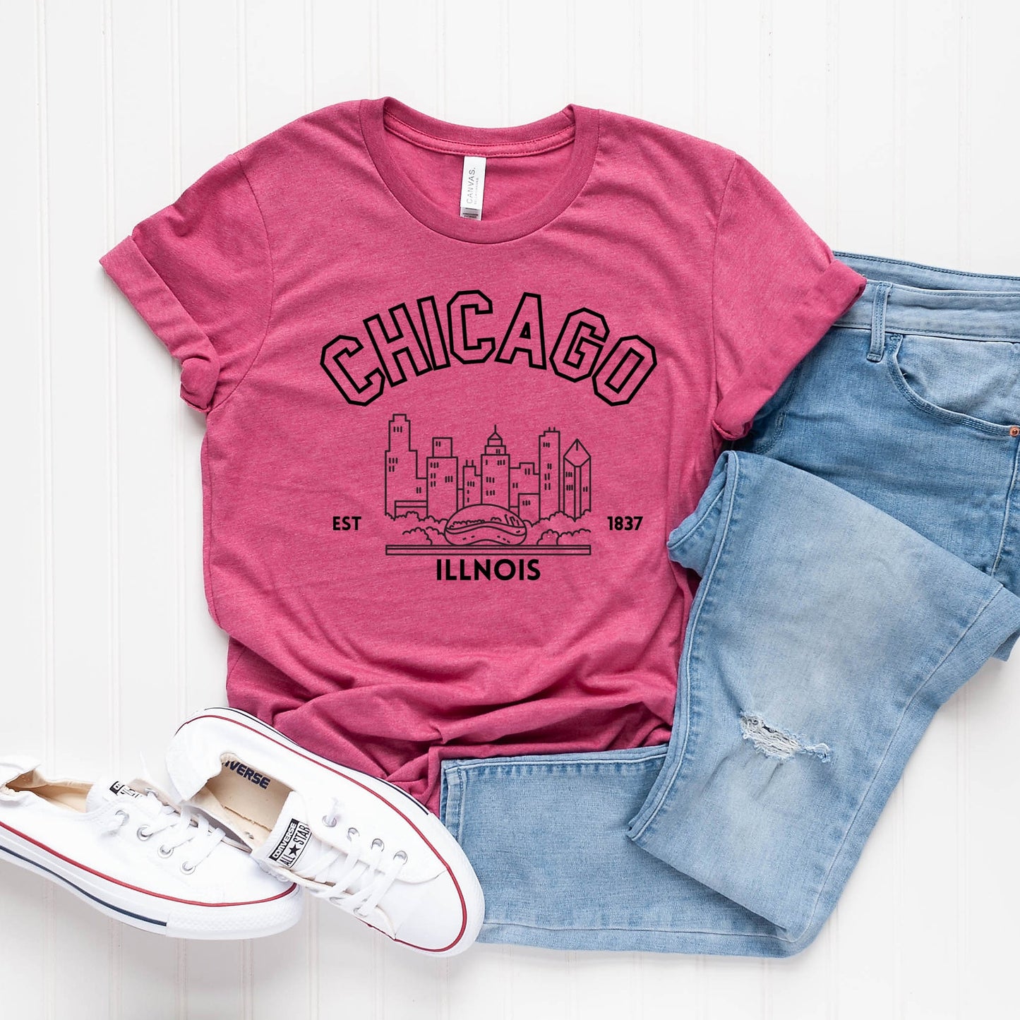 Chicago EST 1837 | Short Sleeve Crew Neck