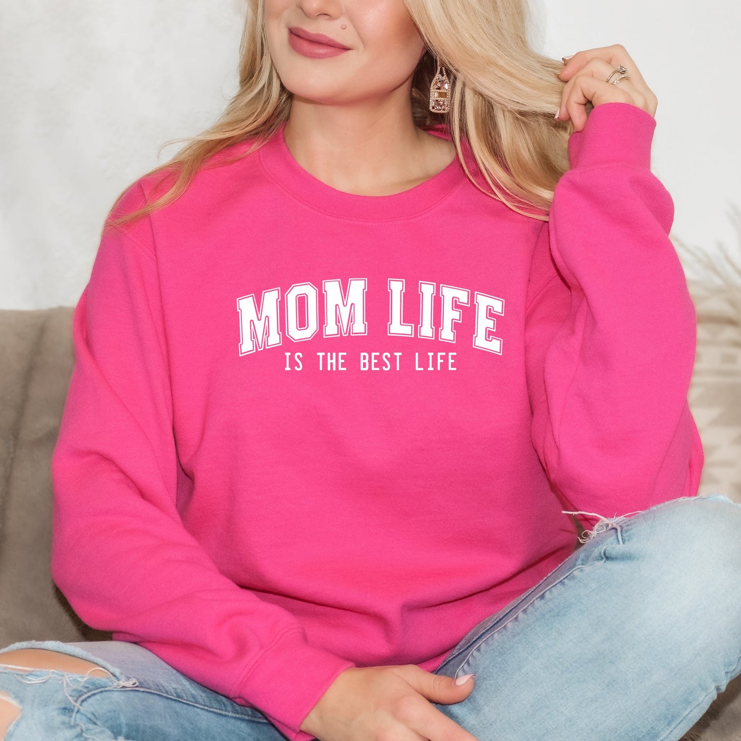 Varsity Mom Life | Sweatshirt