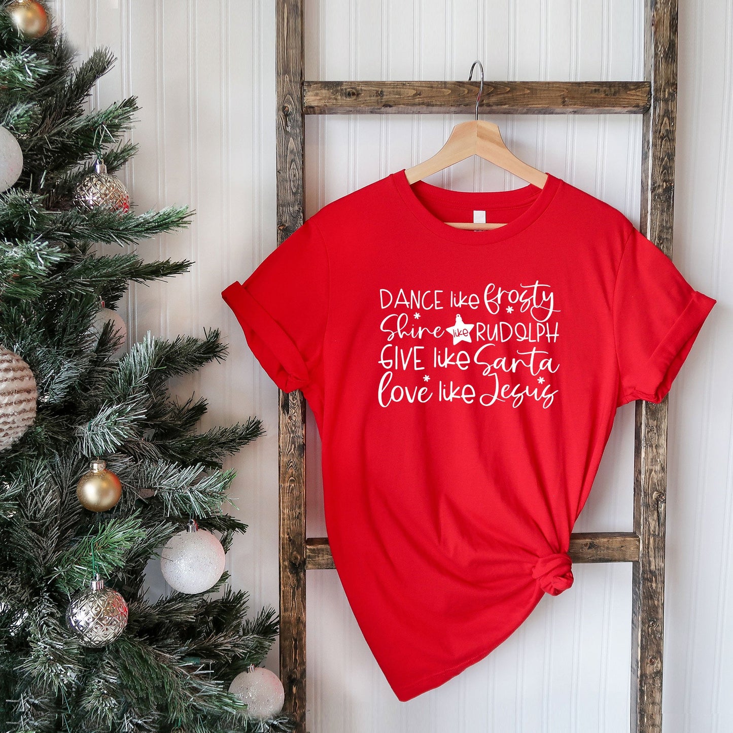 Give Like Santa | Short Sleeve Crew Neck