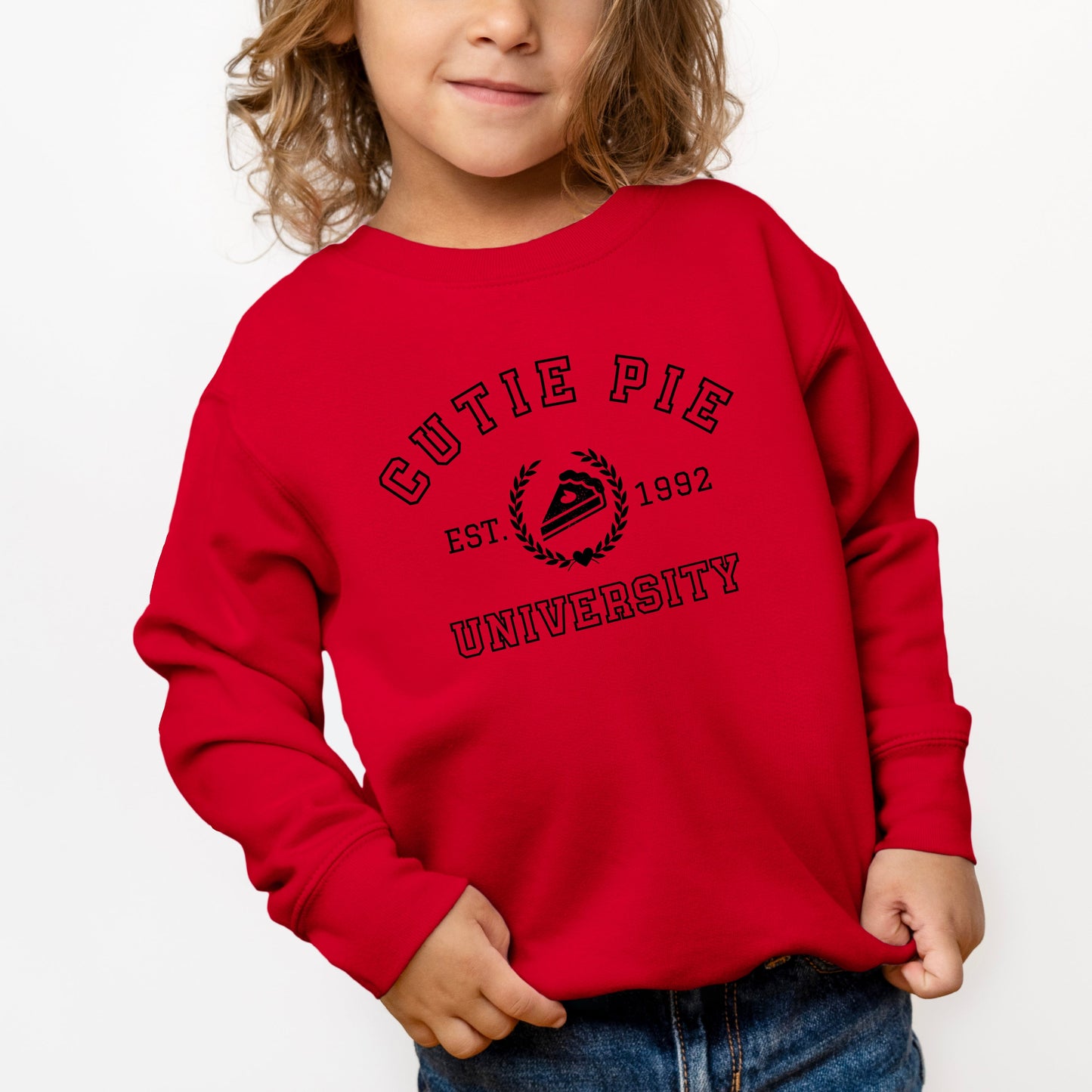 Cutie Pie University | Toddler Graphic Sweatshirt