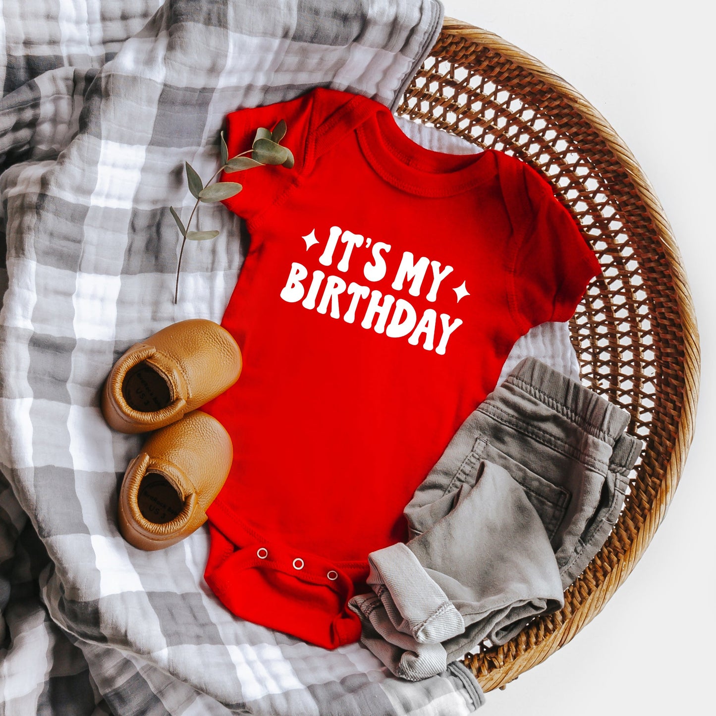 It's My Birthday | Baby Graphic Short Sleeve Bodysuit