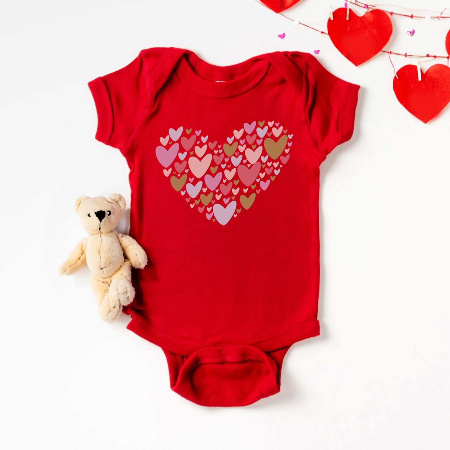 Heart Of Hearts | Baby Graphic Short Sleeve Bodysuit