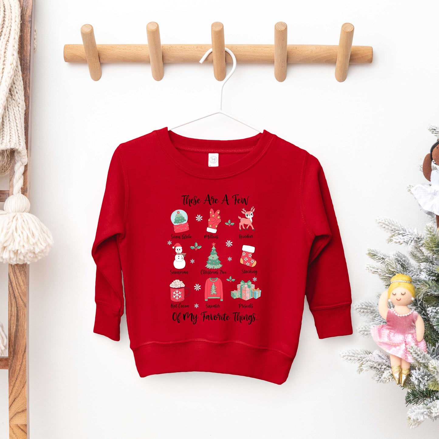 Christmas Favorites | Toddler Graphic Sweatshirt