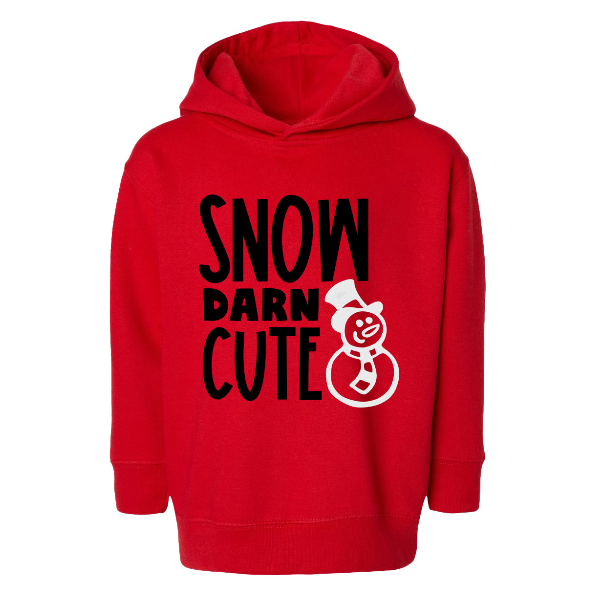 Snow Darn Cute Glitter | Toddler Graphic Hoodie