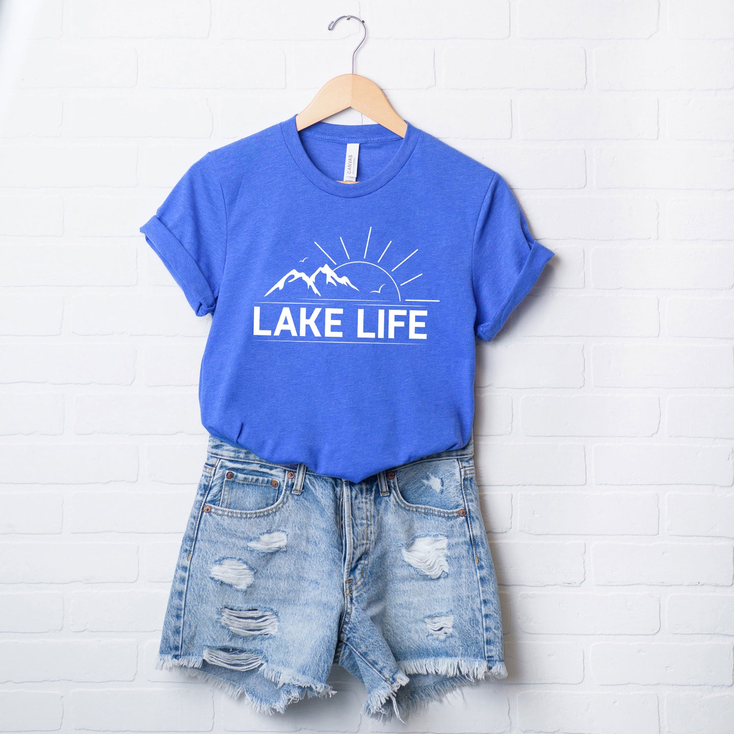 Lake Life Sunrise | Short Sleeve Graphic Tee