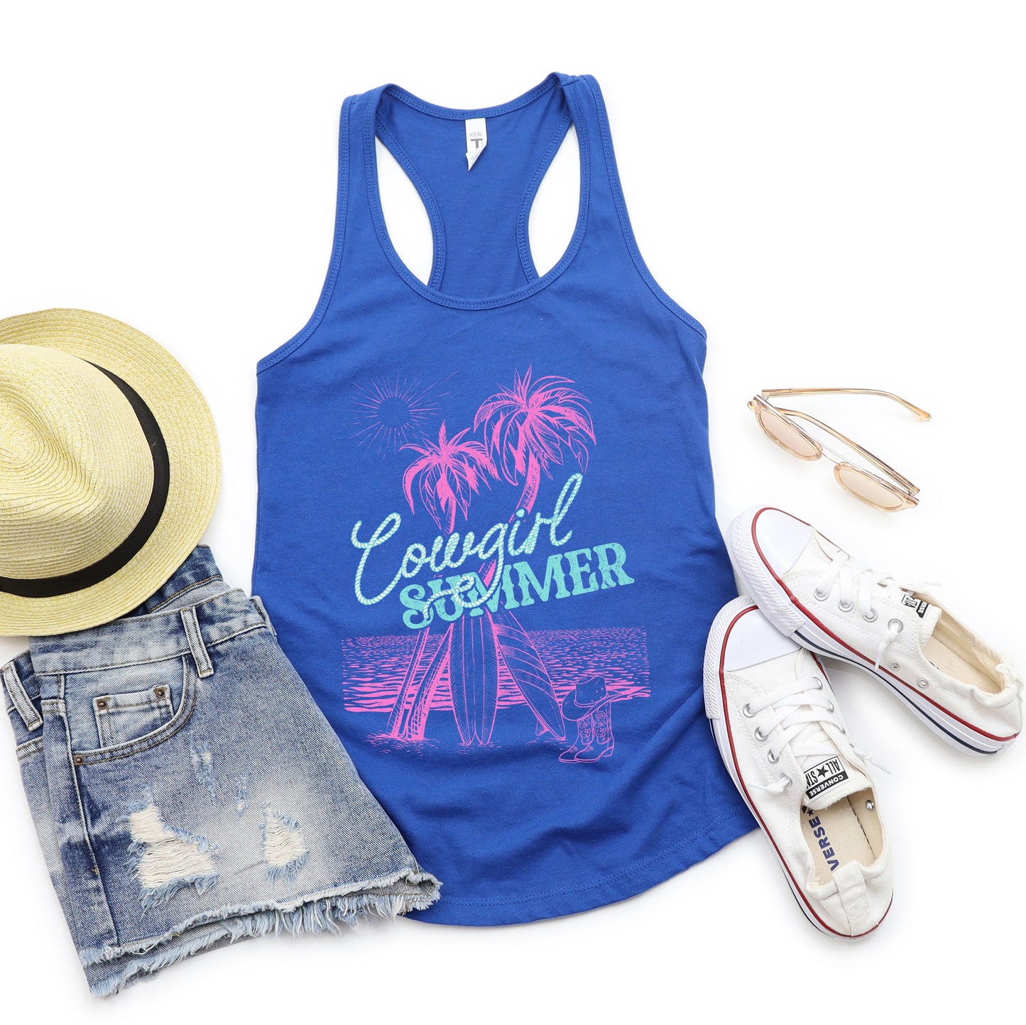 Cowgirl Summer | Racerback Tank