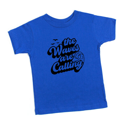The Waves Are Calling | Toddler Short Sleeve Crew Neck