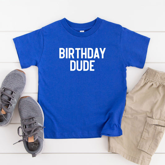 Birthday Dude Bold | Toddler Graphic Short Sleeve Tee