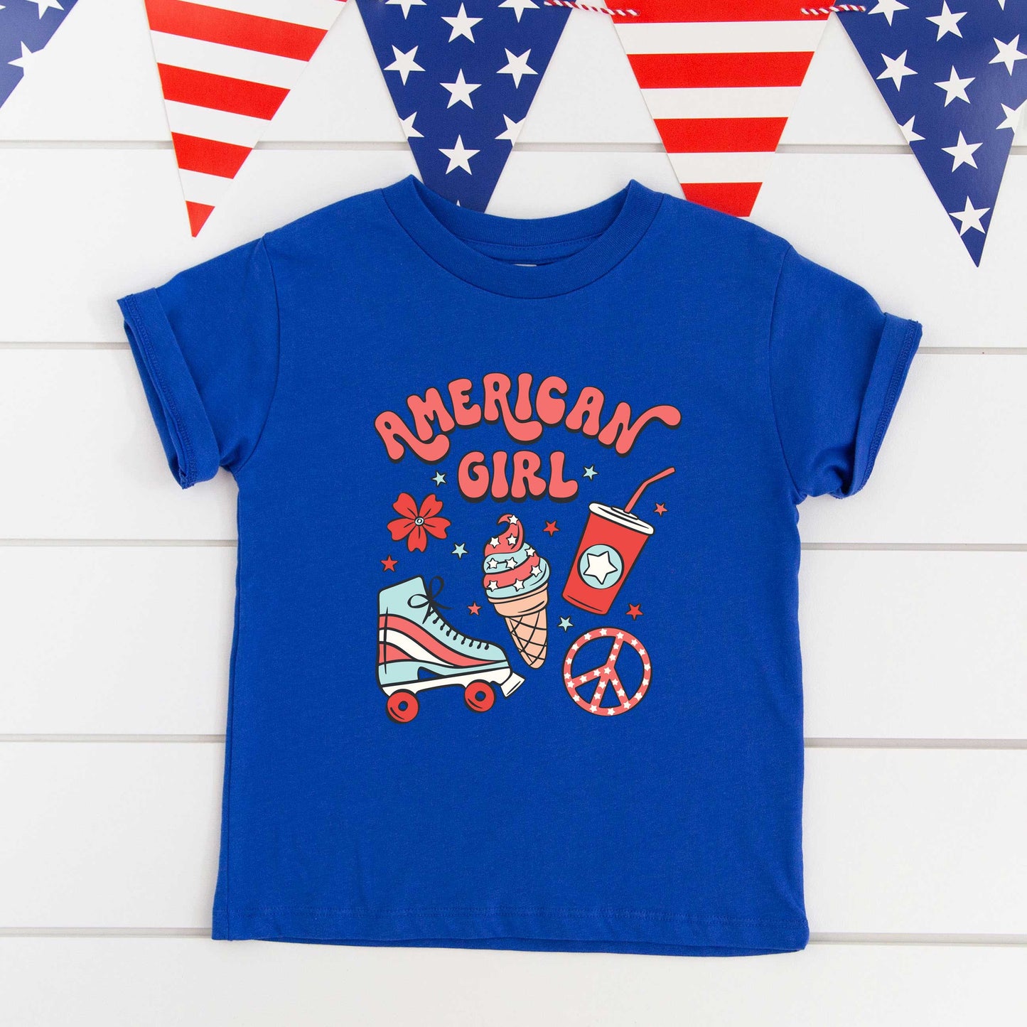 American Girl Hat | Youth Graphic Short Sleeve Tee