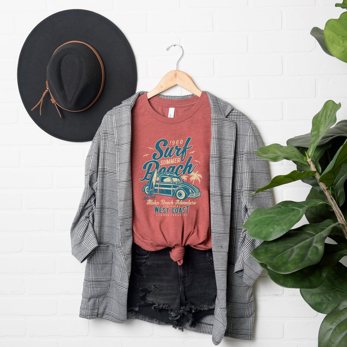 Surf Summer Beach | Short Sleeve Graphic Tee