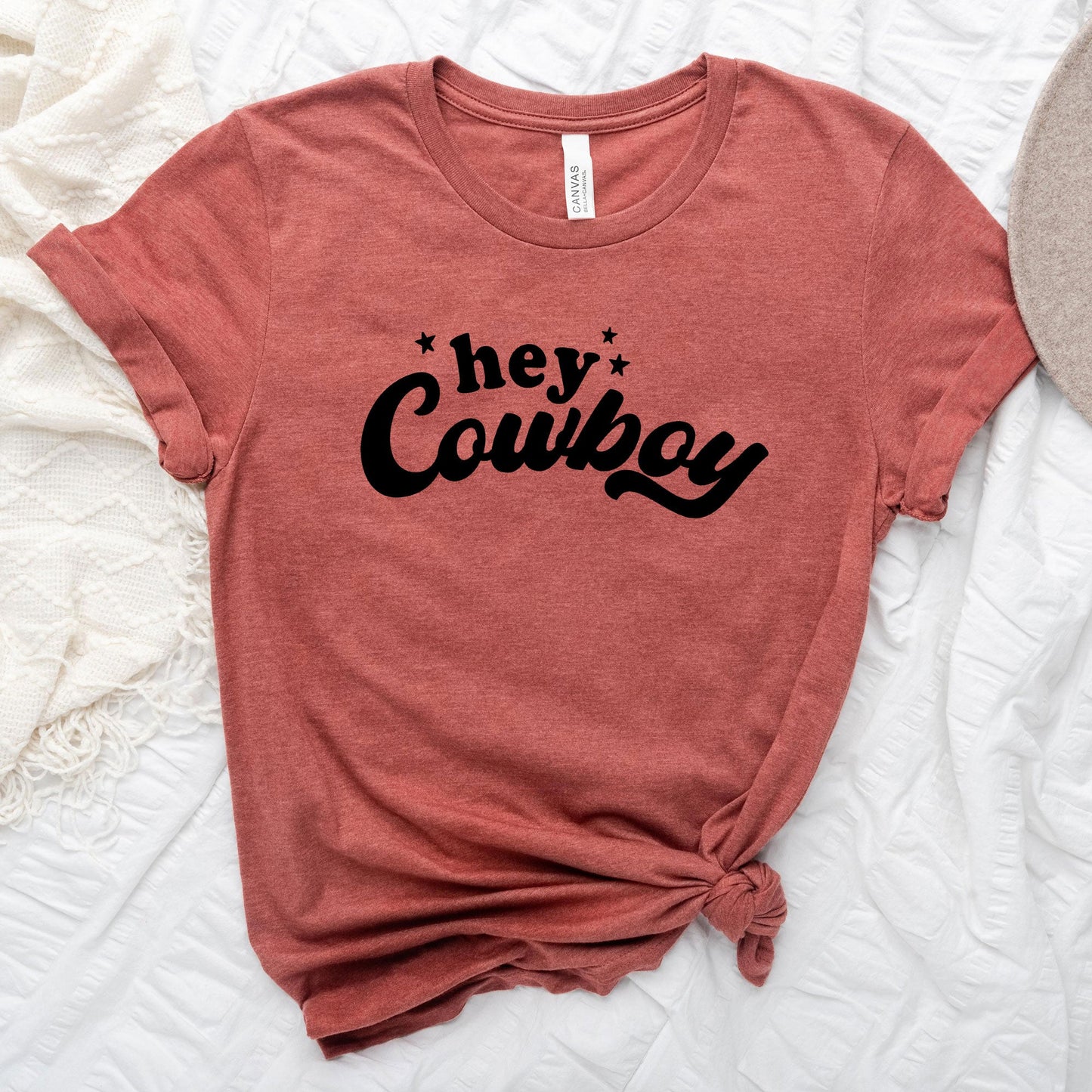 Hey Cowboy Stars | Short Sleeve Graphic Tee