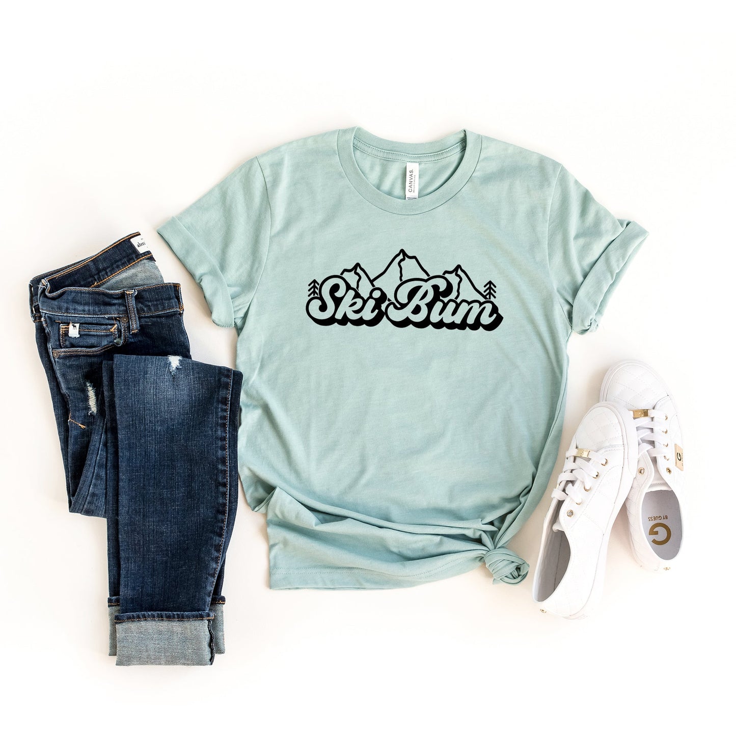 Ski Bum Mountains | Short Sleeve Graphic Tee
