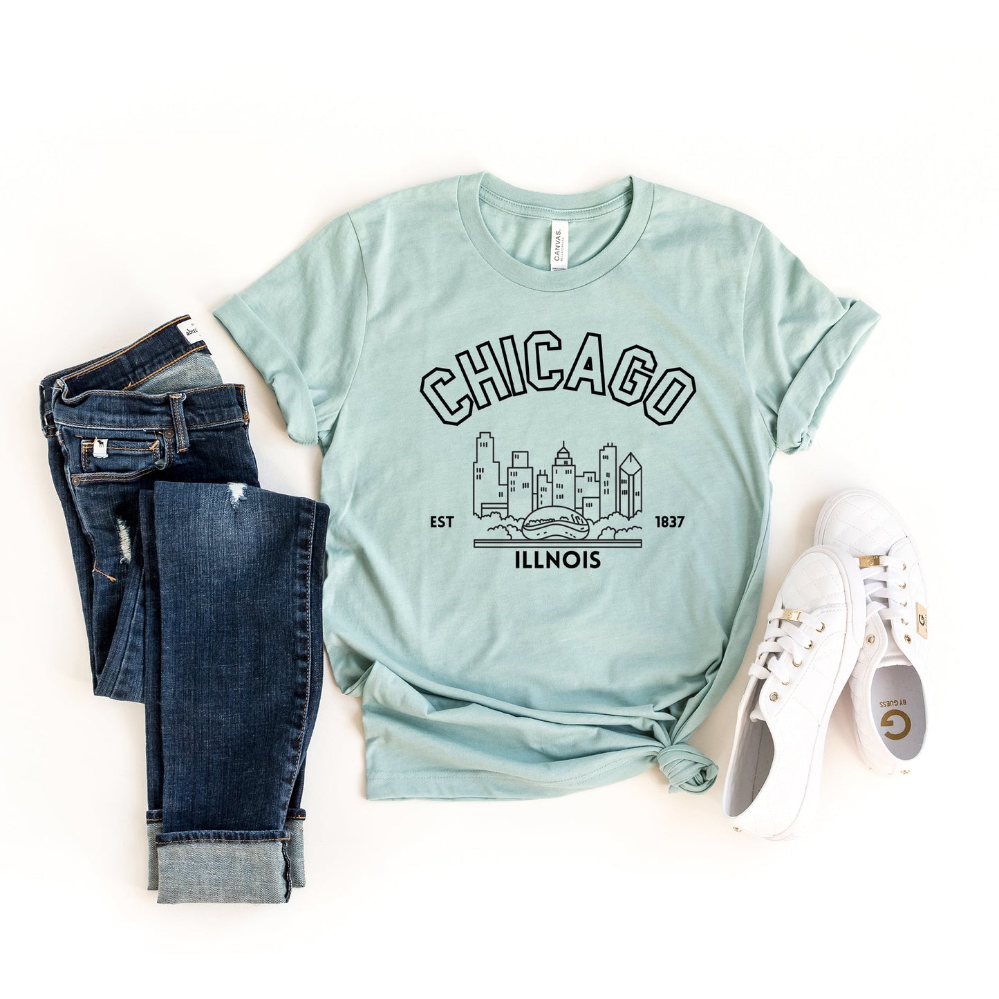 Chicago EST 1837 | Short Sleeve Crew Neck