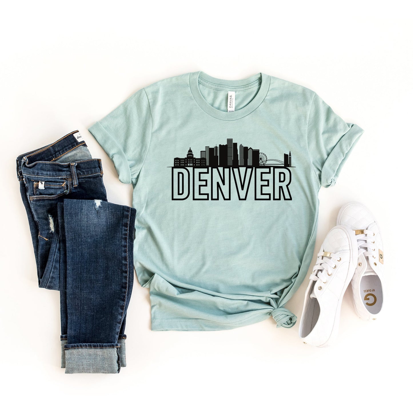 Denver Buildings | Short Sleeve Crew Neck