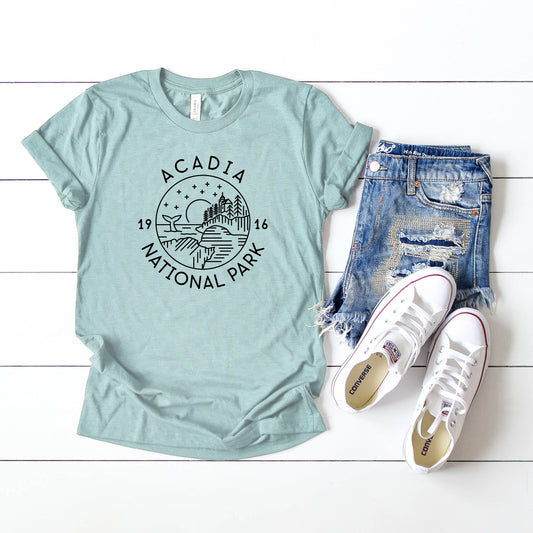 Acadia National Park | Short Sleeve Graphic Tee