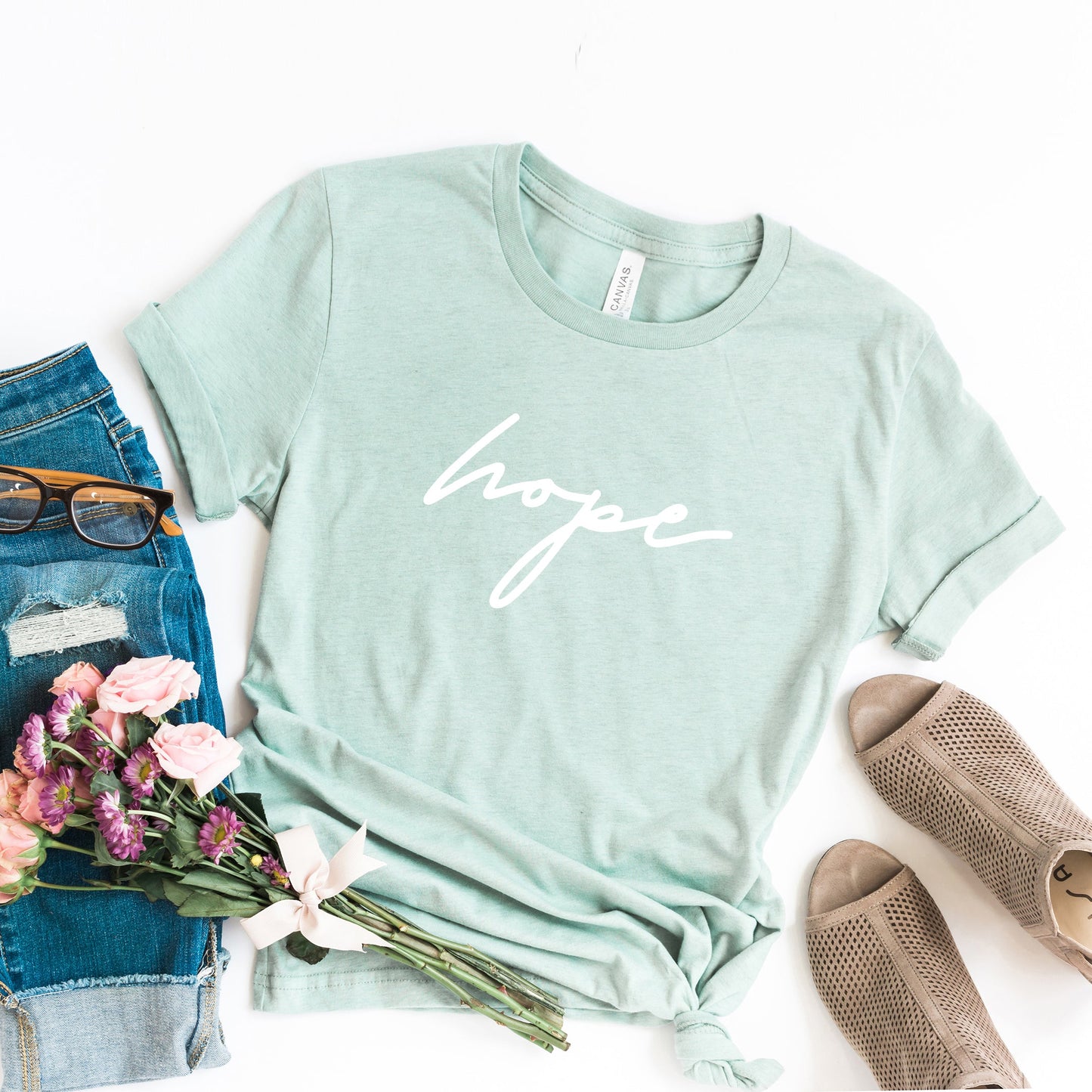 Hope Cursive | Short Sleeve Graphic Tee