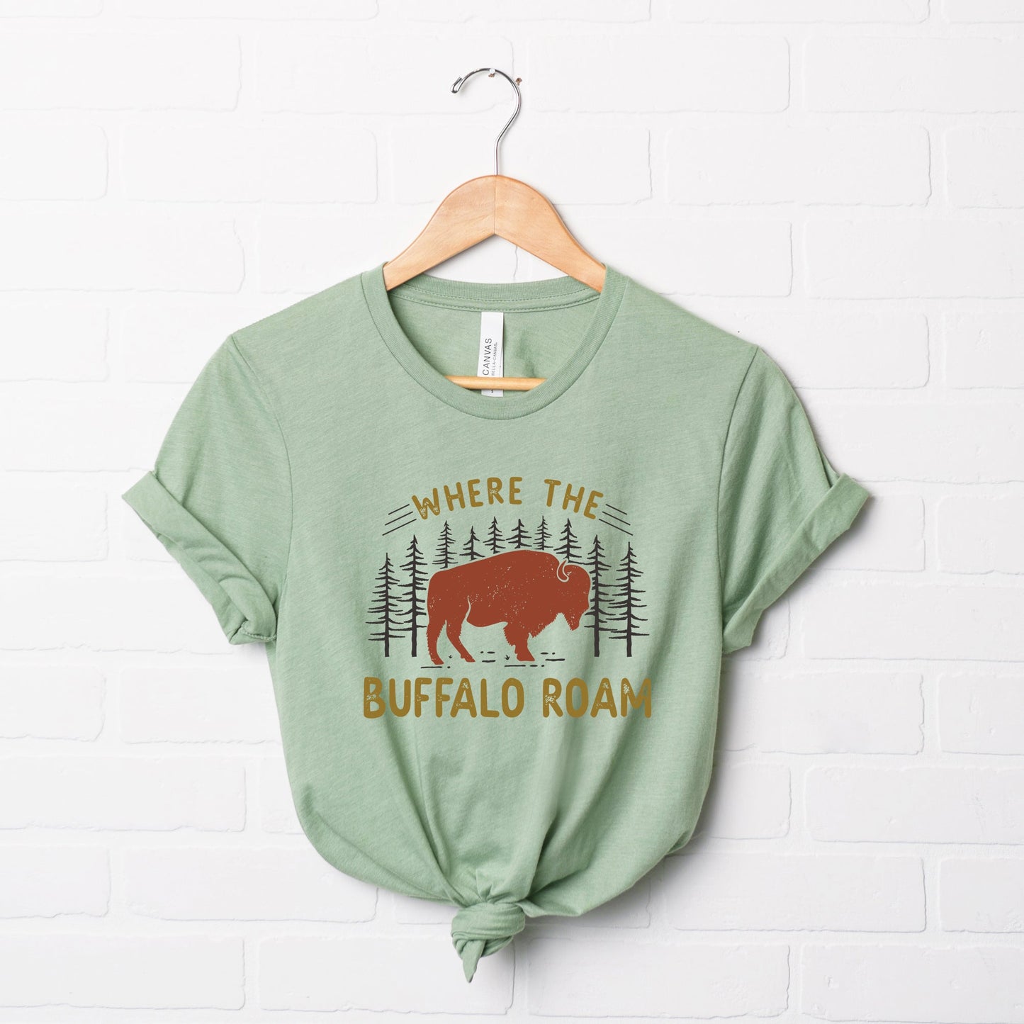 Where the Buffalo Roam | Short Sleeve Graphic Tee