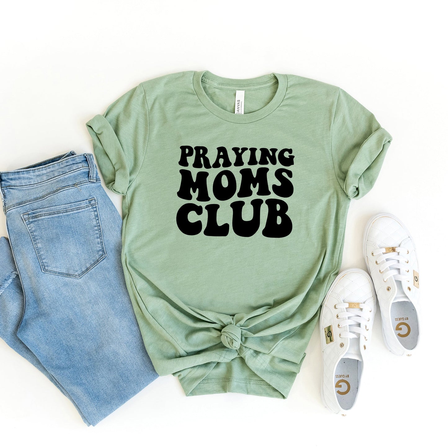 Praying Moms Club | Short Sleeve Graphic Tee