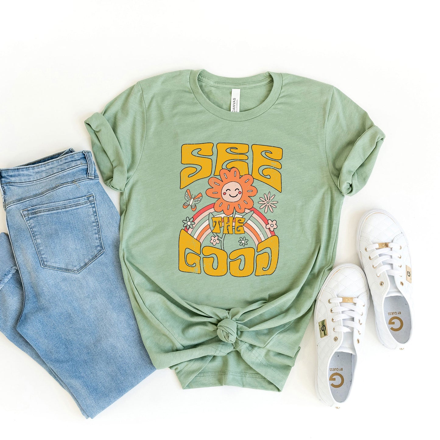Retro See The Good | Short Sleeve Graphic Tee