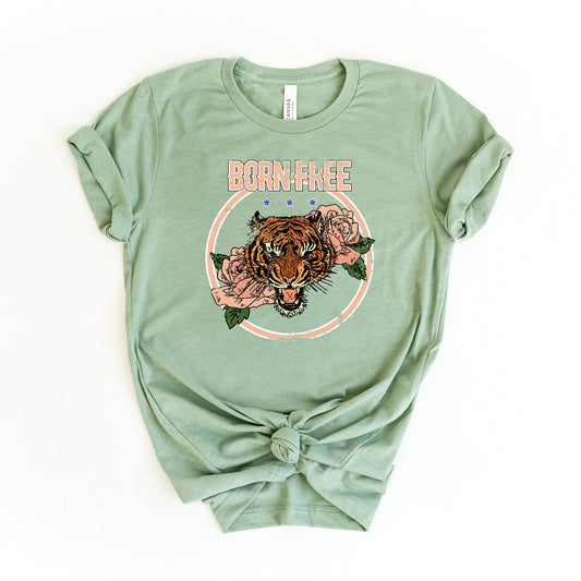 Born Free Tiger | Short Sleeve Graphic Tee
