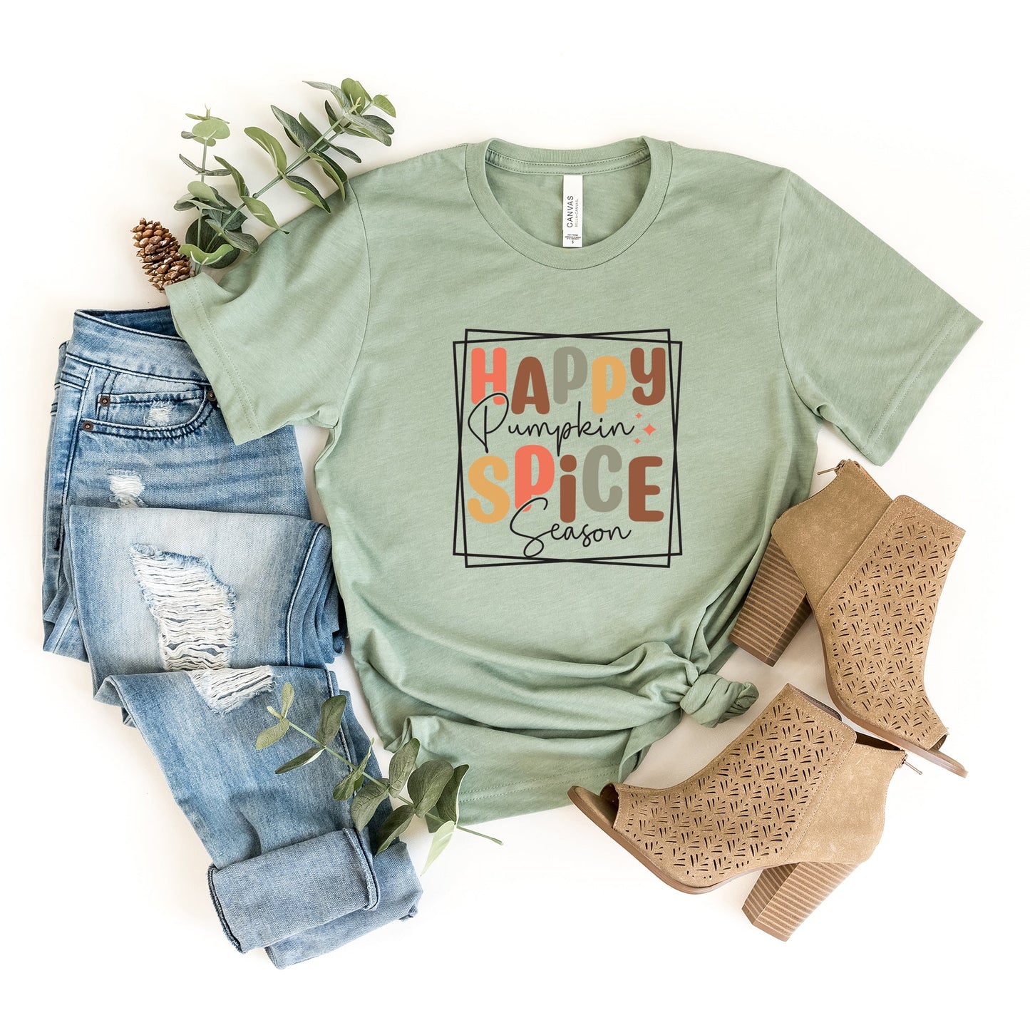 Happy Pumpkin Spice Season | Short Sleeve Crew Neck