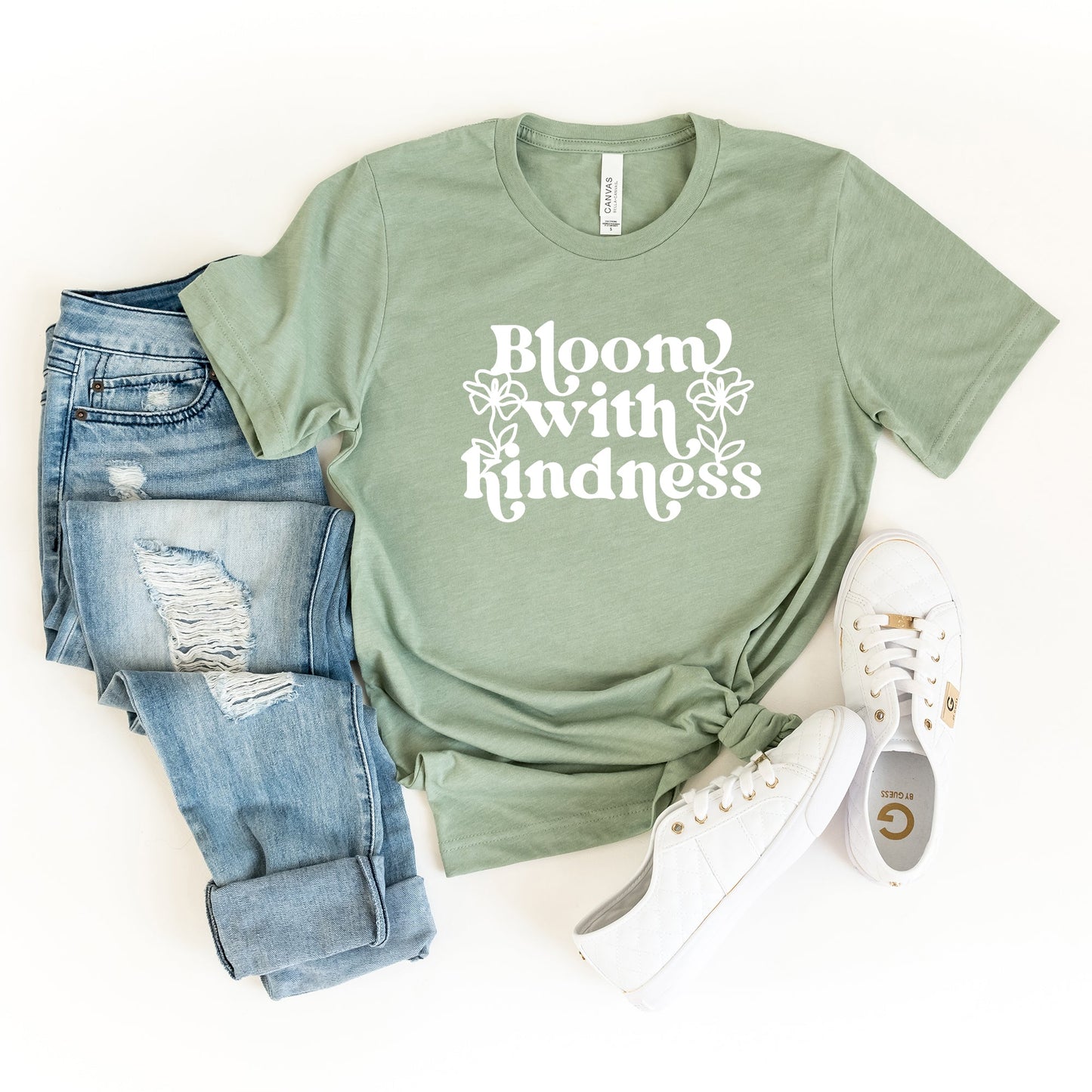 Bloom With Kindness | Short Sleeve Graphic Tee