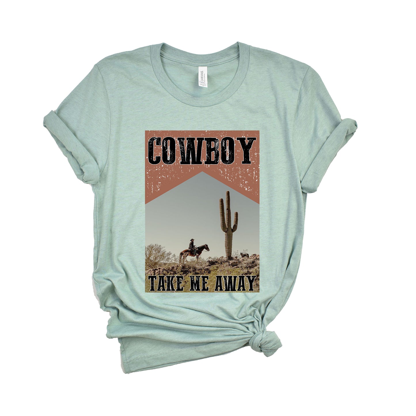 Cowboy Take Me Away Desert | Short Sleeve Graphic Tee