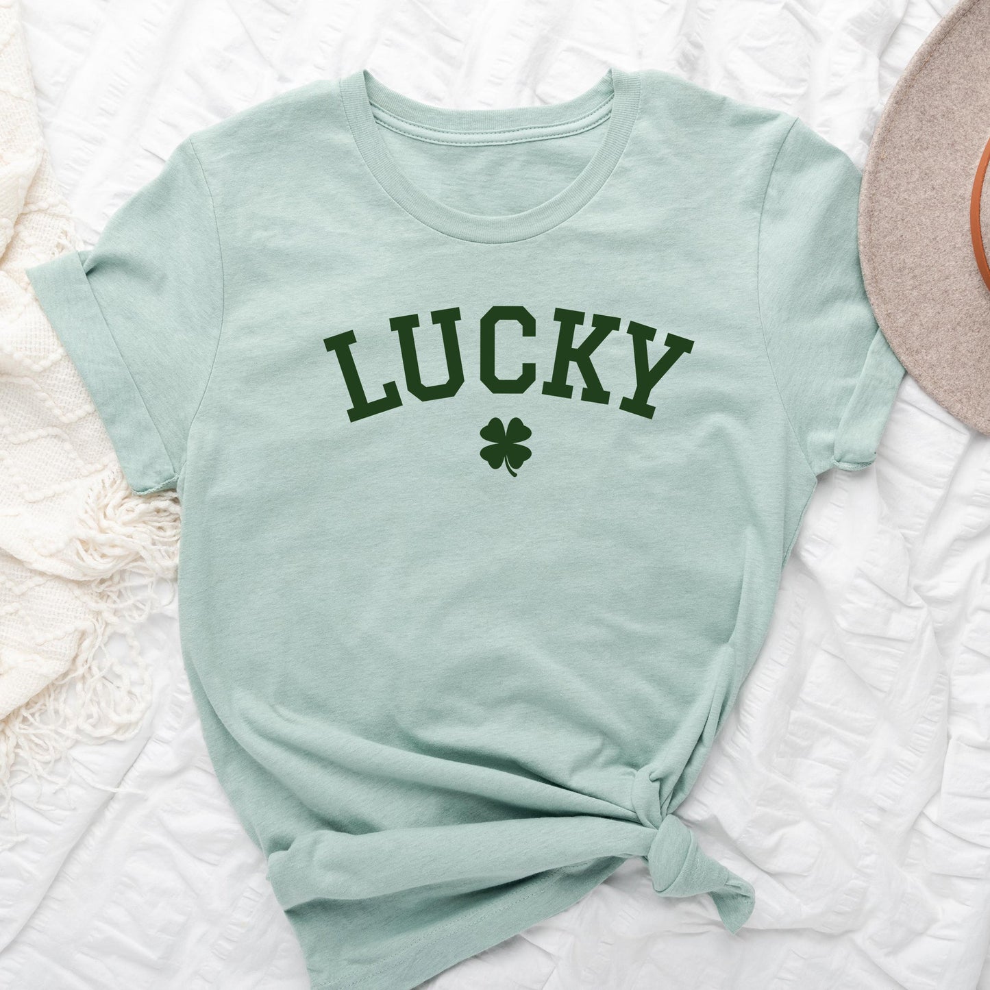 Lucky Varsity Clover | Short Sleeve Graphic Tee