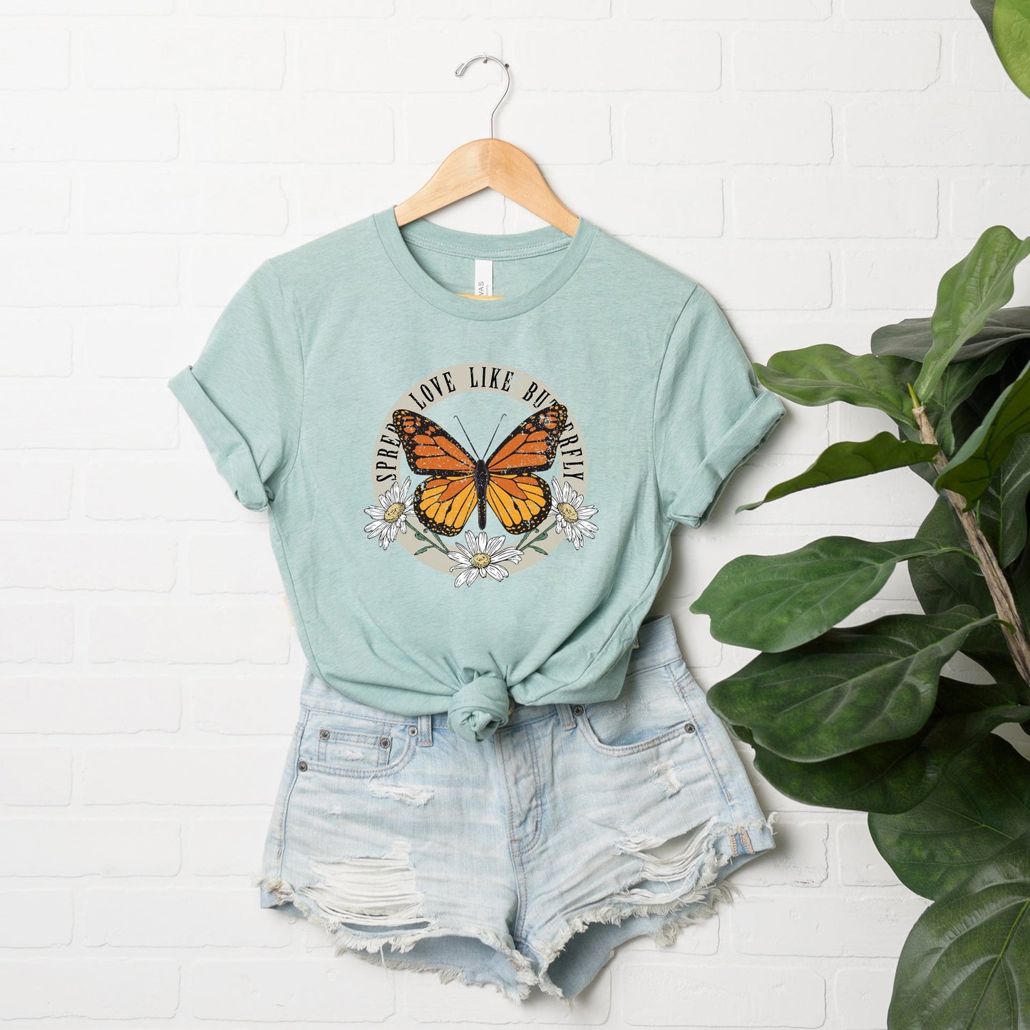 Spread Love Like Butterfly | Short Sleeve Graphic Tee