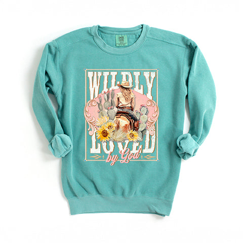 Wildly Loved By God | Garment Dyed Sweatshirt