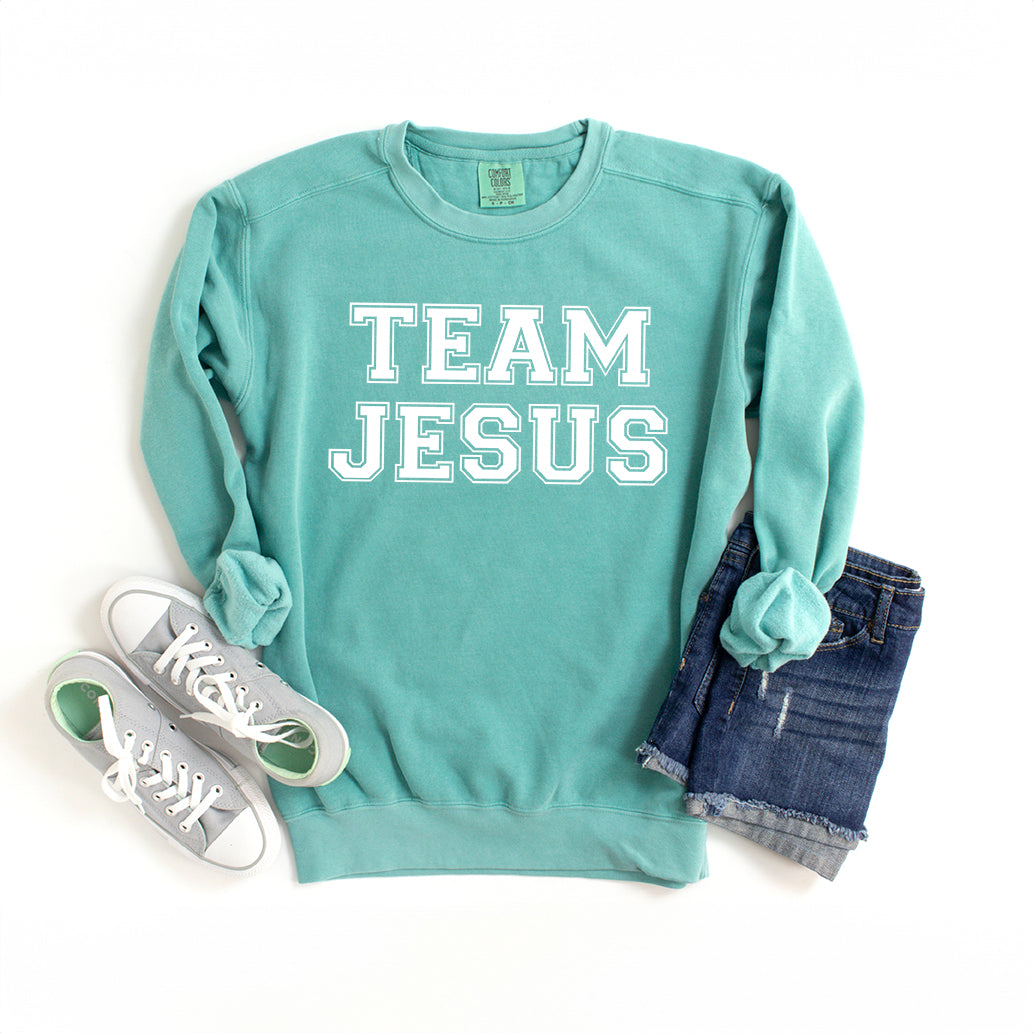 Team Jesus | Garment Dyed Sweatshirt