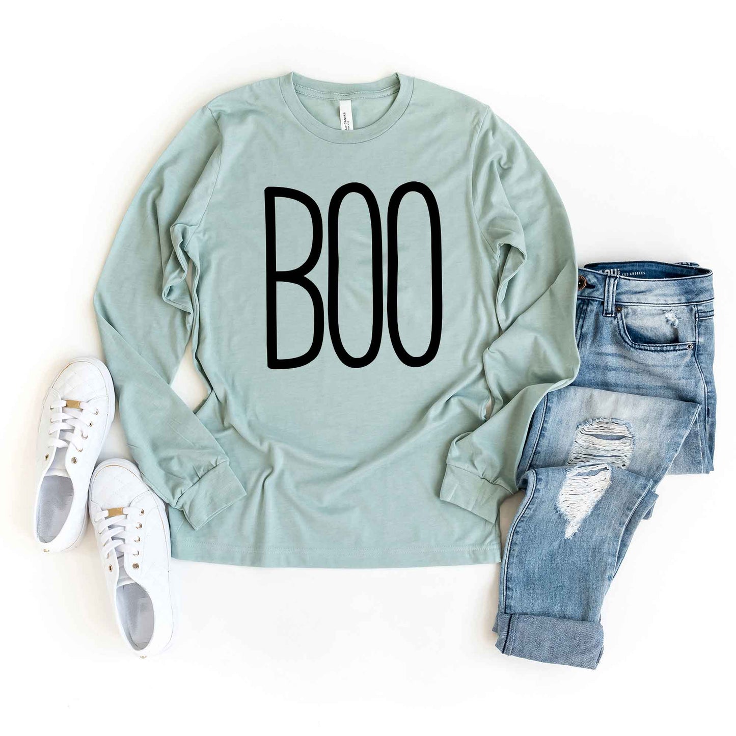 Boo Word | Long Sleeve Crew Neck