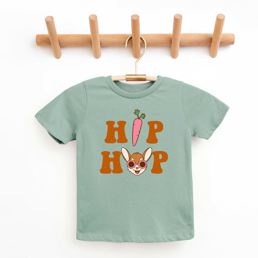 Hip Hop Bunny With Sunglasses | Youth Short Sleeve Crew Neck