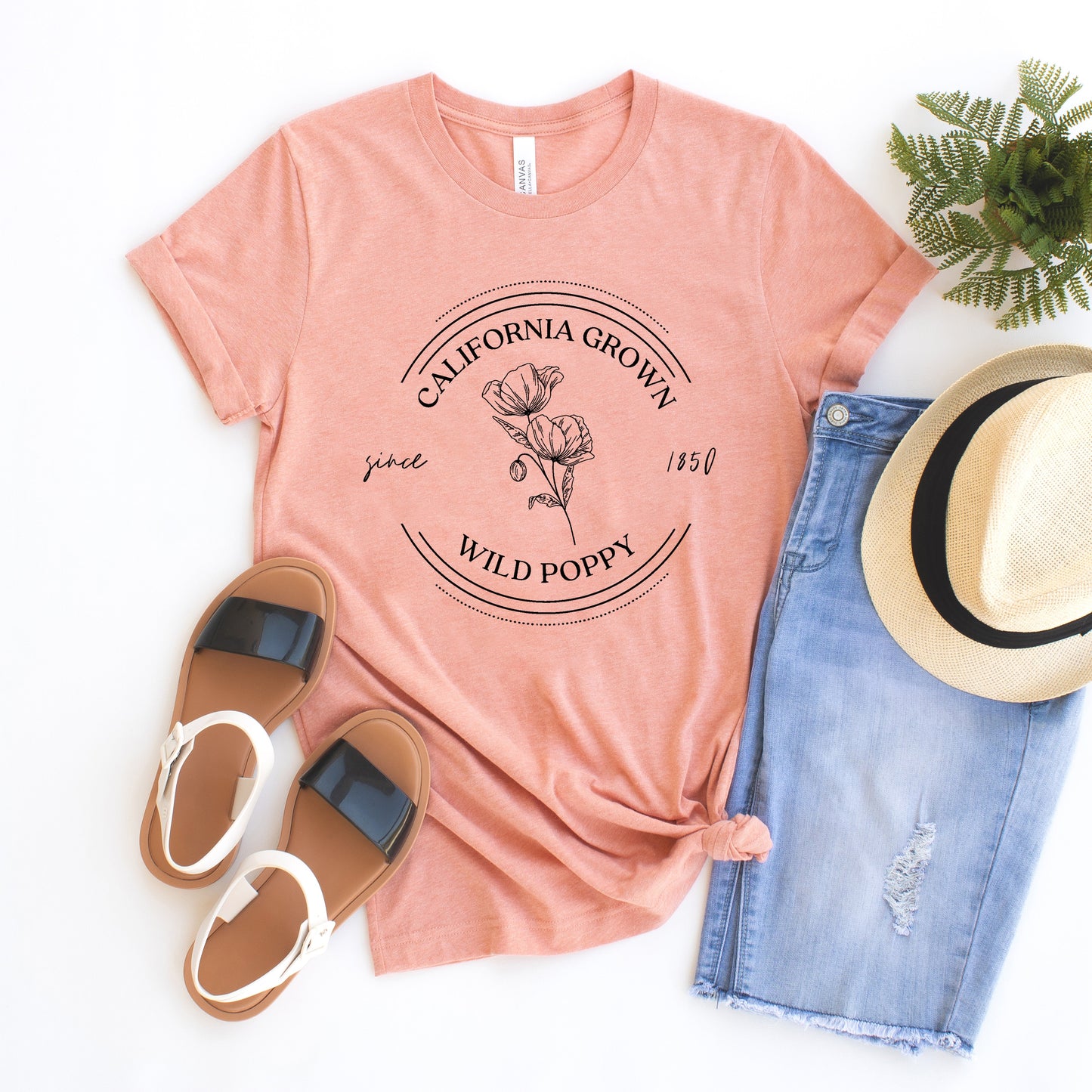 California State Flower | Short Sleeve Graphic Tee