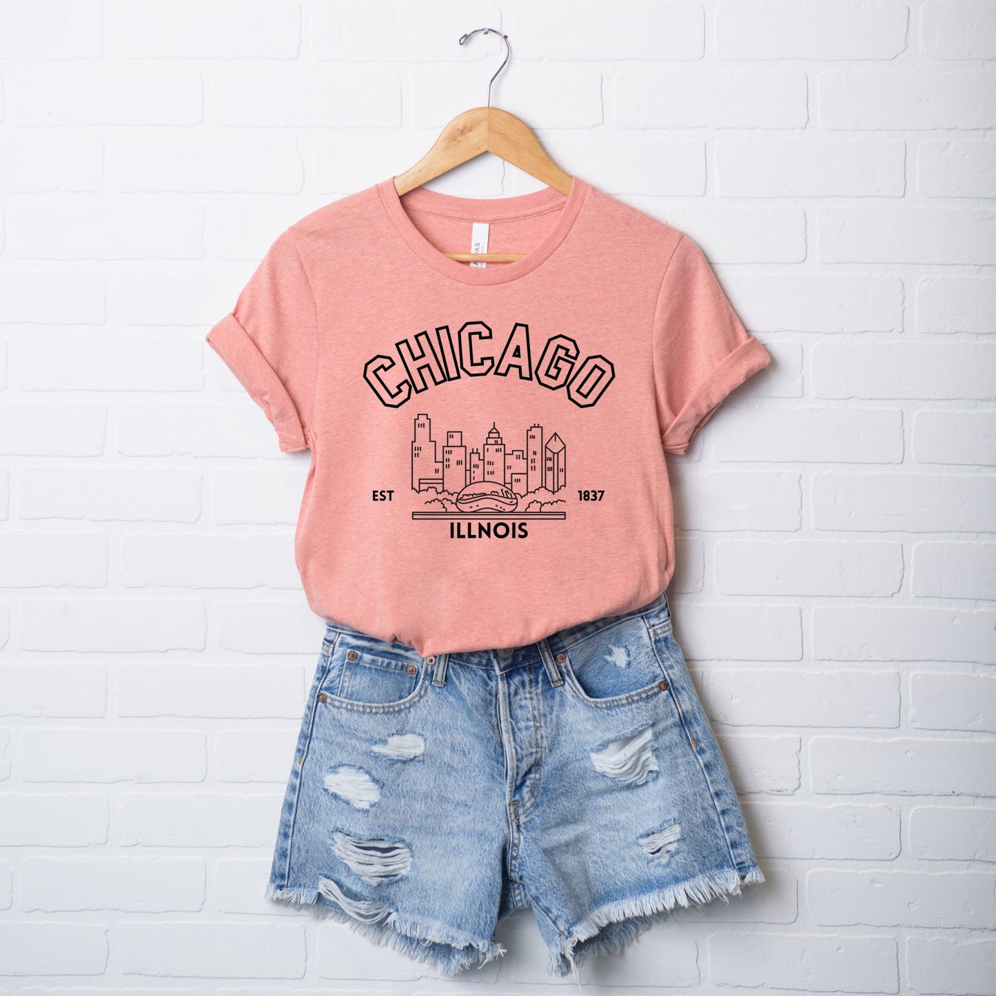 Chicago EST 1837 | Short Sleeve Crew Neck