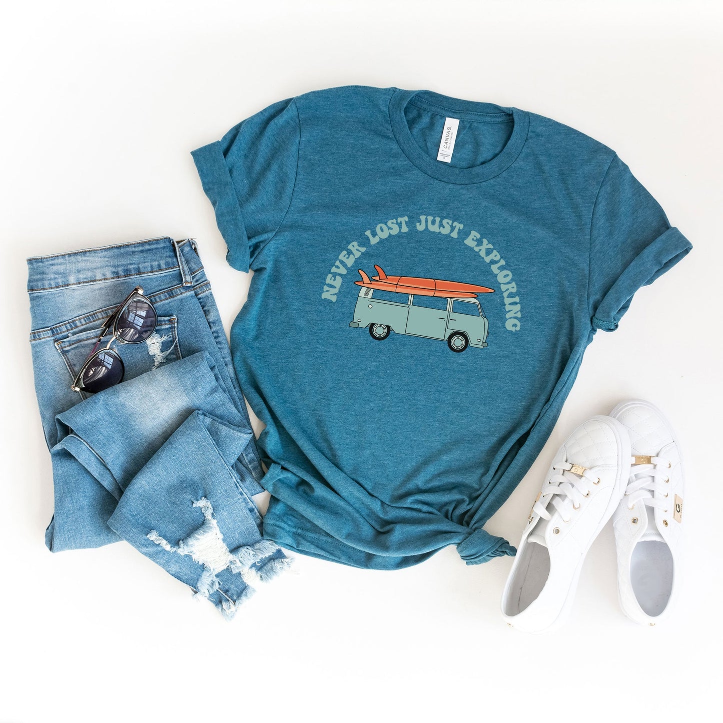 Never Lost Blue | Short Sleeve Graphic Tee