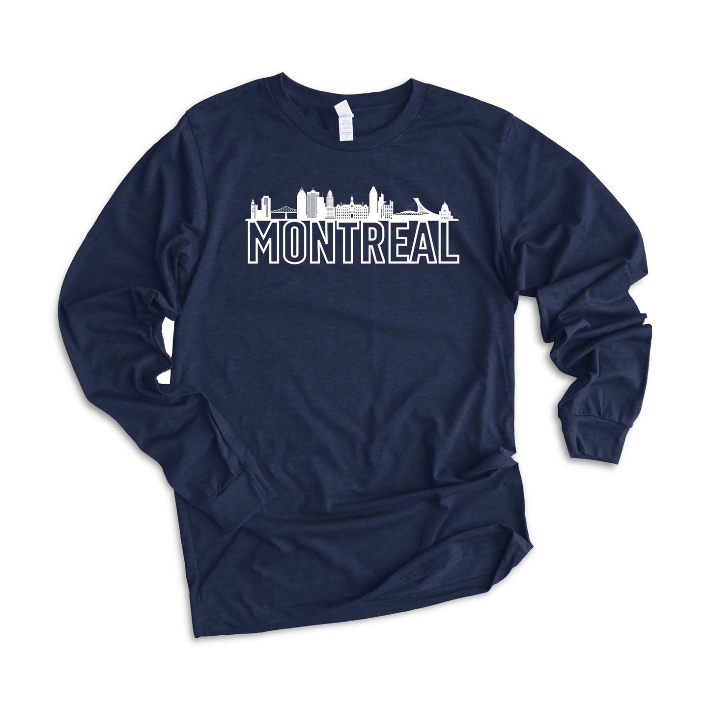 Montreal Buildings | Long Sleeve Crew Neck