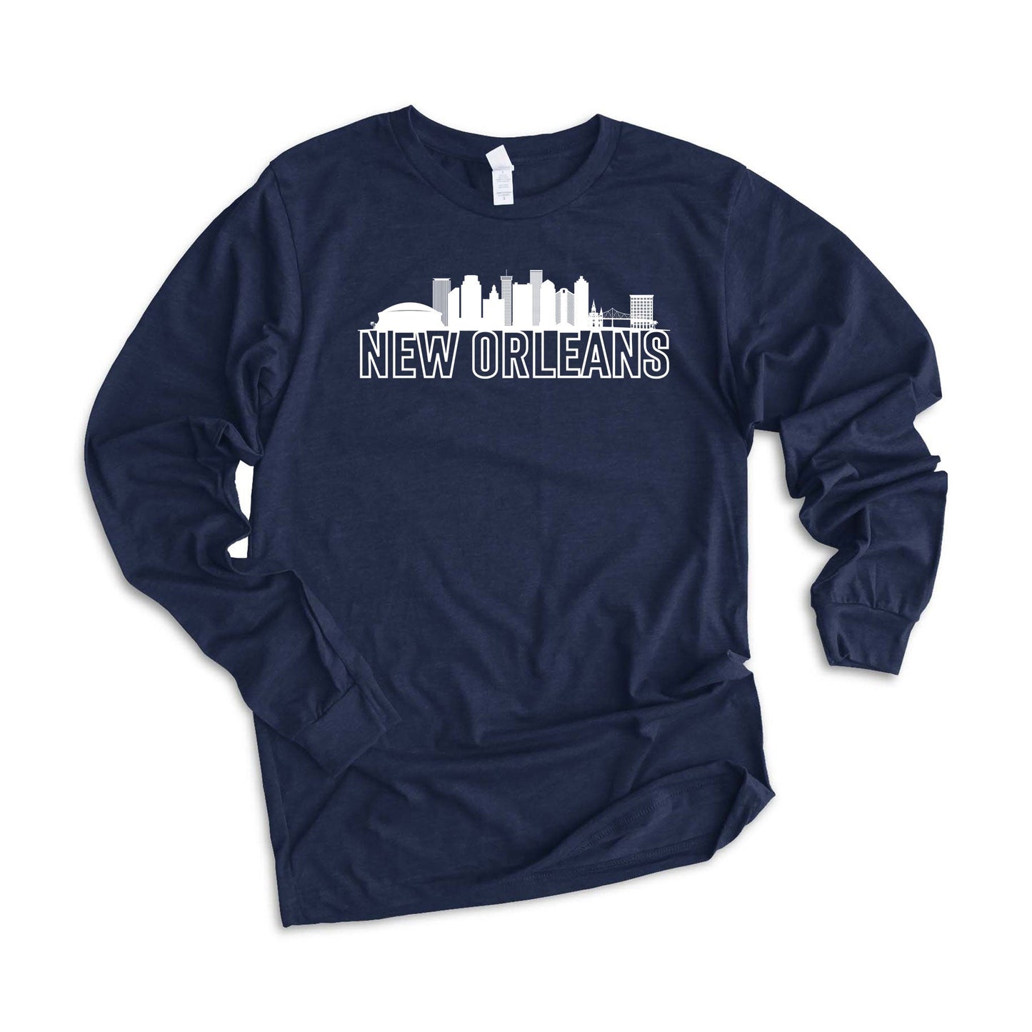 New Orleans Buildings | Long Sleeve Crew Neck