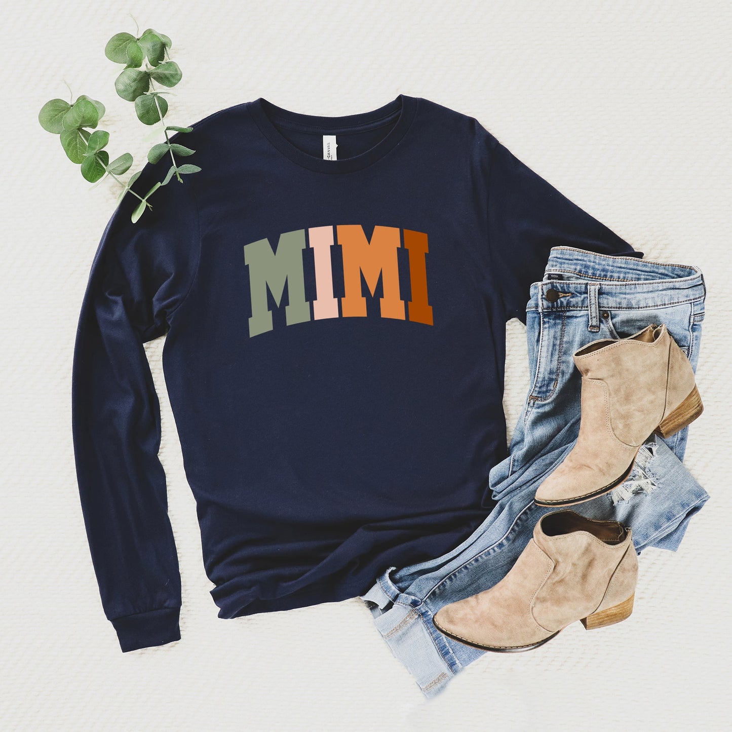 Mimi Colorful | Long Sleeve Crew Neck