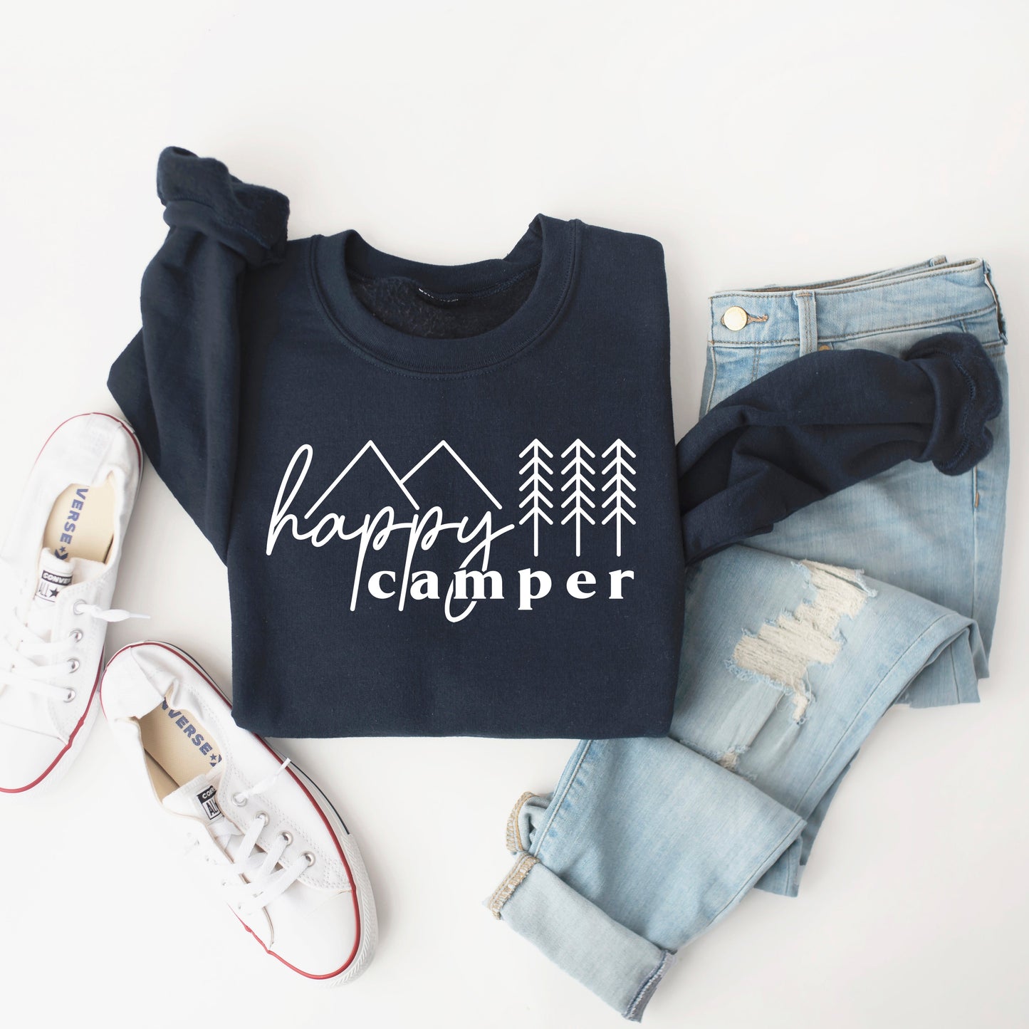 Happy Camper Trees | Sweatshirt