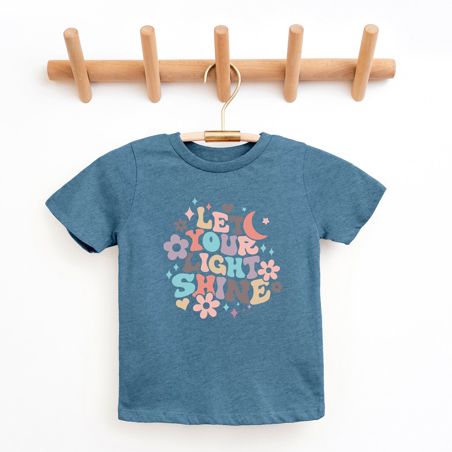 Let Your Light Shine Flowers | Youth Short Sleeve Crew Neck