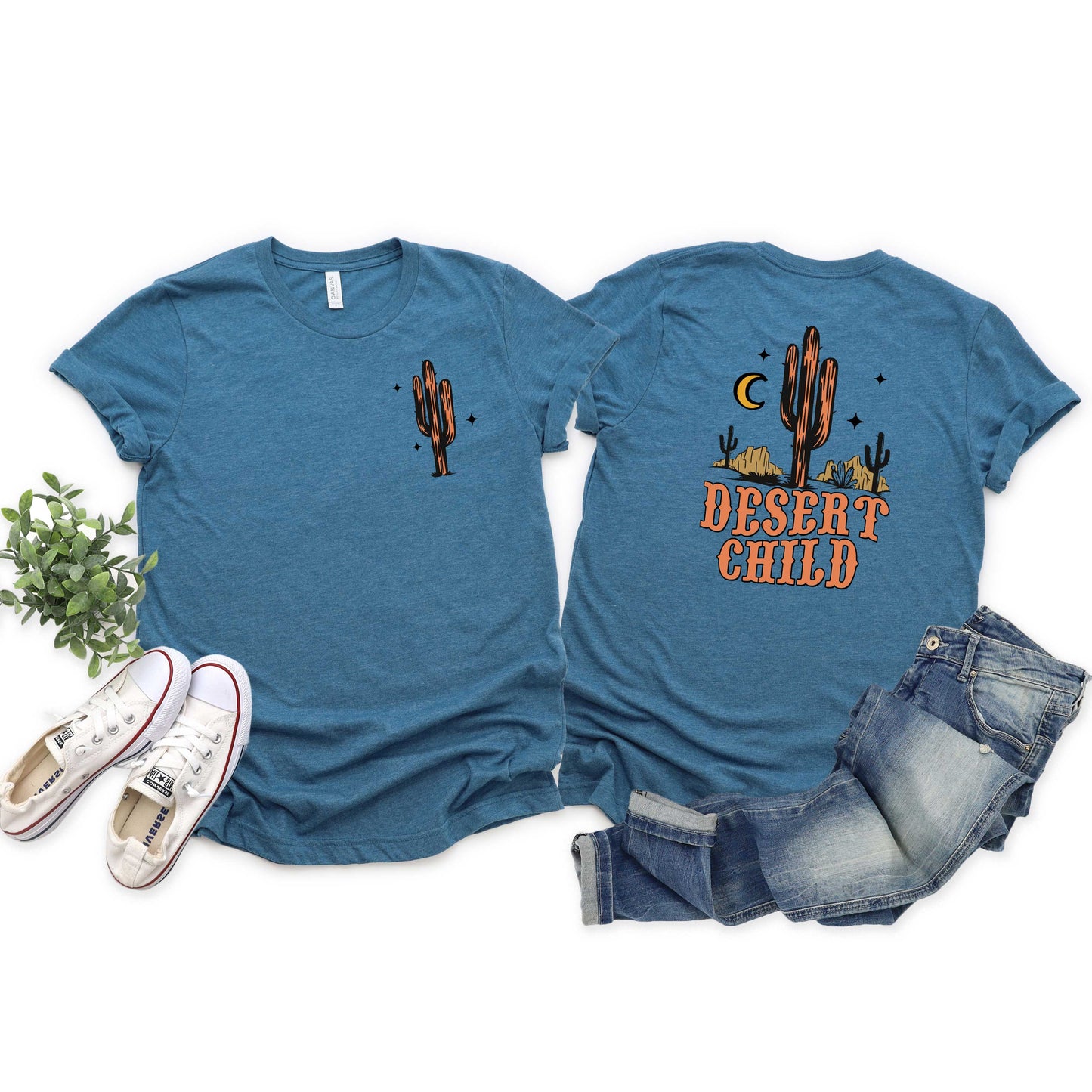 Desert Child | Front & Back Short Sleeve Graphic Tee