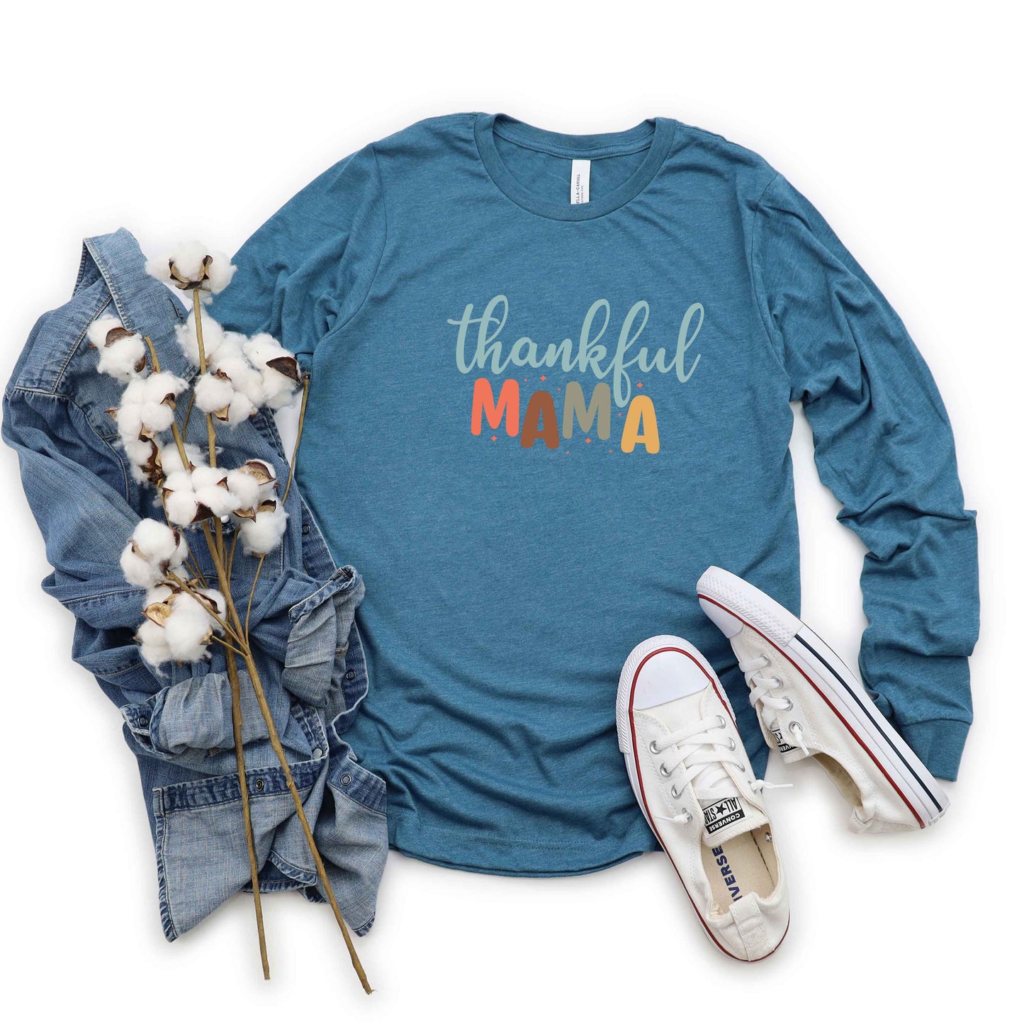 Thankful Mama | Long Sleeve Crew Neck