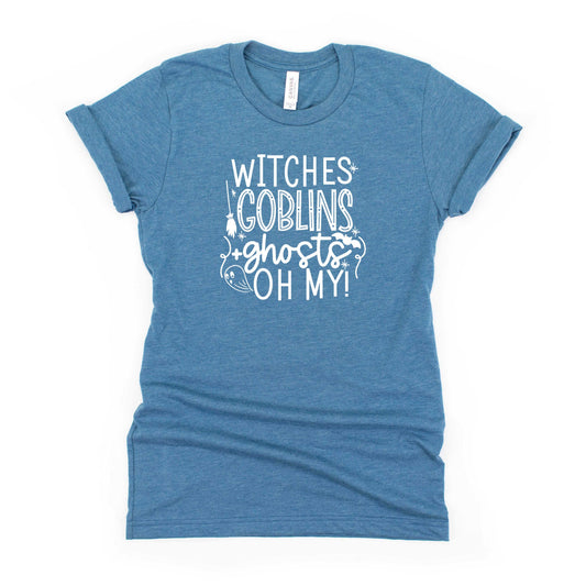 Witches Goblins Ghosts | Youth Short Sleeve Crew Neck