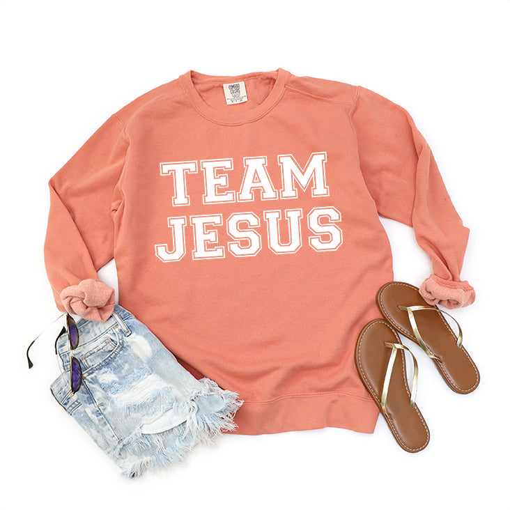 Team Jesus | Garment Dyed Sweatshirt