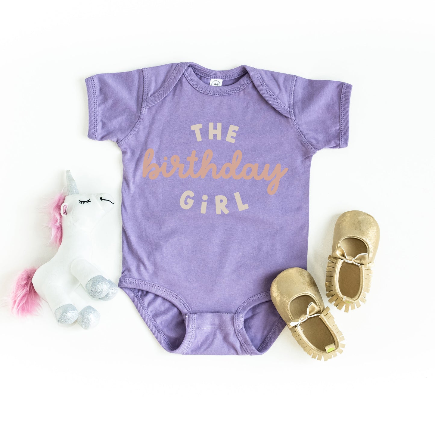 The Birthday Girl | Baby Graphic Short Sleeve Bodysuit